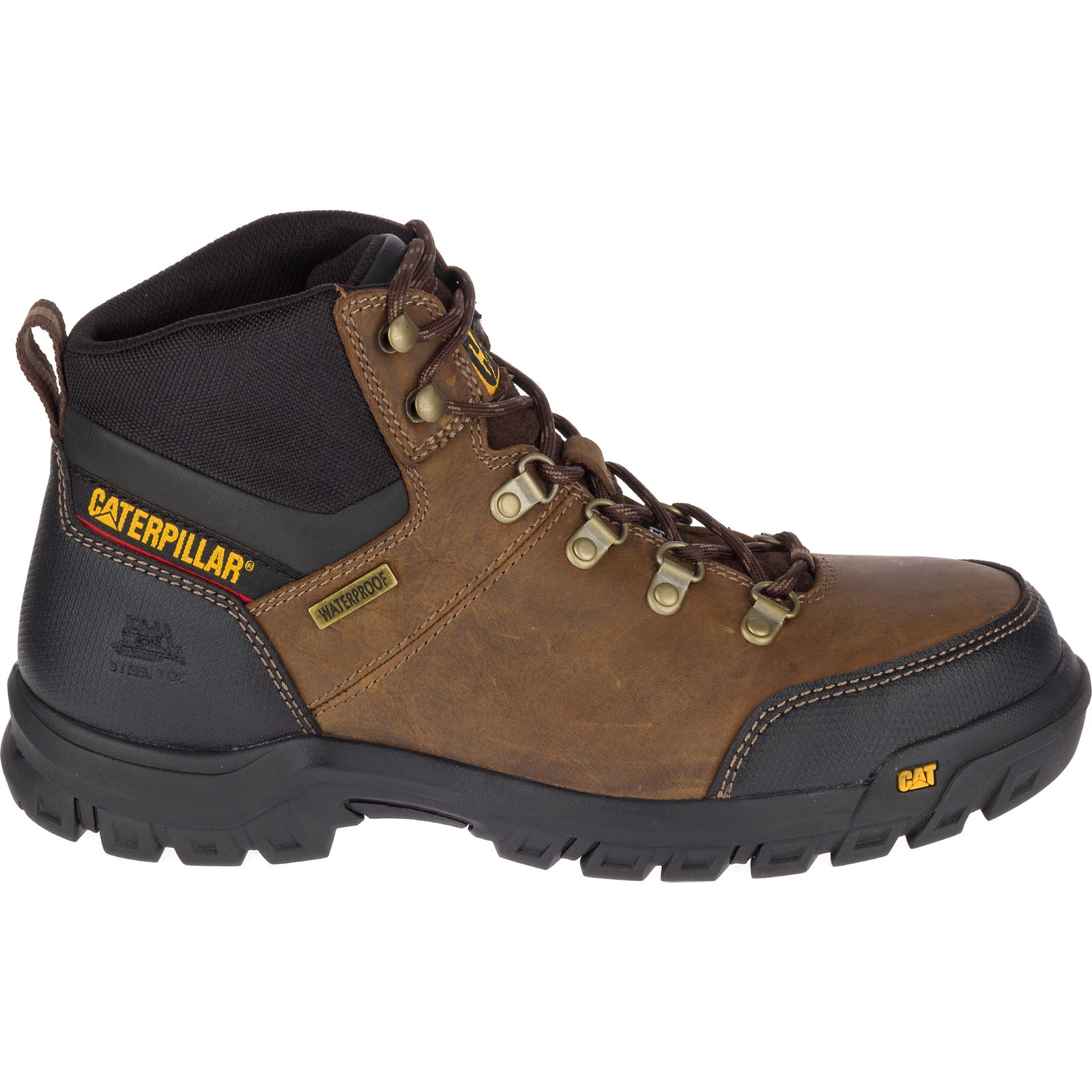 Caterpillar Framework S3 Wr Hro Sra Steel Toe Philippines - Mens Work Boots - Brown 04852IKYV